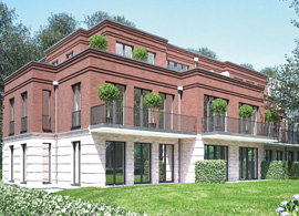 Neubau exklusive Eigentumswohnungen mit Tiefgarage in Hamburg, Hummelsbüttel