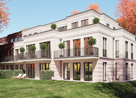 Neubau exklusive Neubauwohnungen von 57 bis 107 qm in Hamburg, Stadtteil Hummelsbüttel